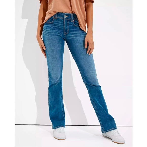 American Eagle Outfitters Jeans Ae Next Level Lowrise Kick Bootcut